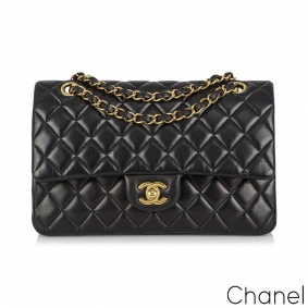 Chanel Timeless classic flap black lambskin GHW